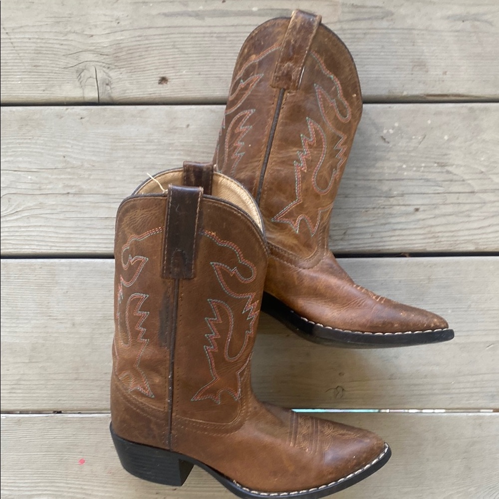 Brown Western Cowboy Boots